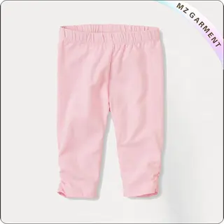 Pink Short Elastic Leggings